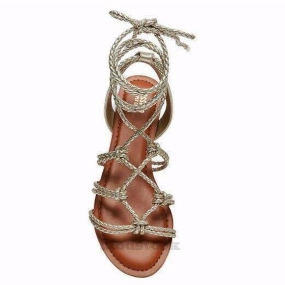 Mossimo Supply Co. Shoes - metallic gold gladiator sandals